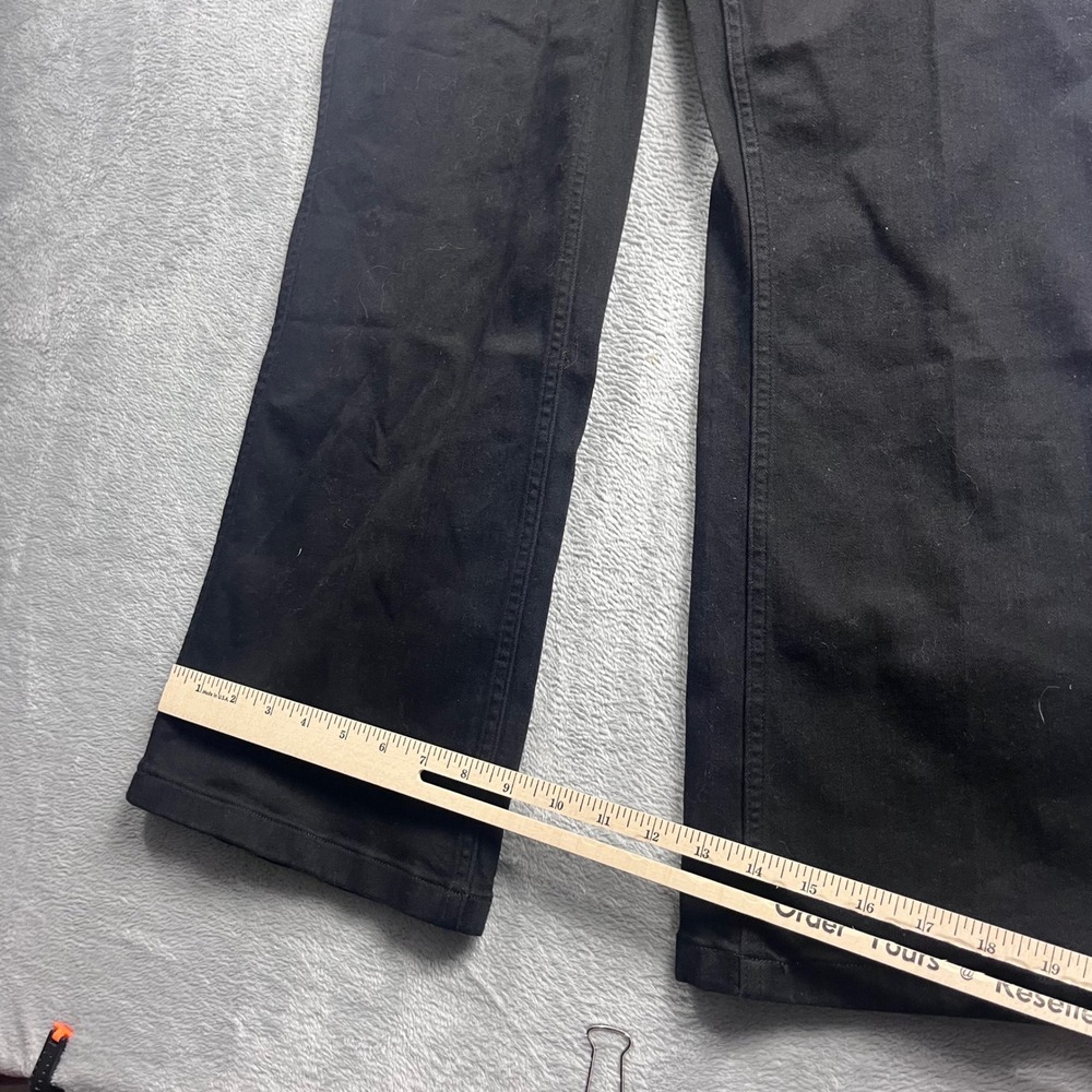 Spanx Kick Flare Jeans Clean Black High Rise Pull On Stretch Denim XL 20763R - Picture 8 of 12
